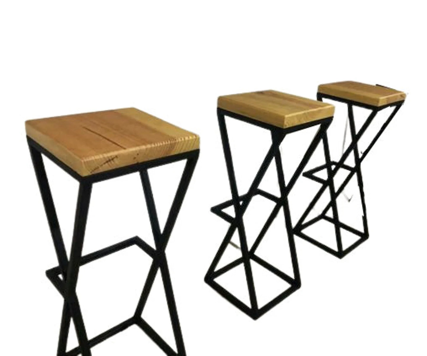 Taburetes Industriales en Madera
