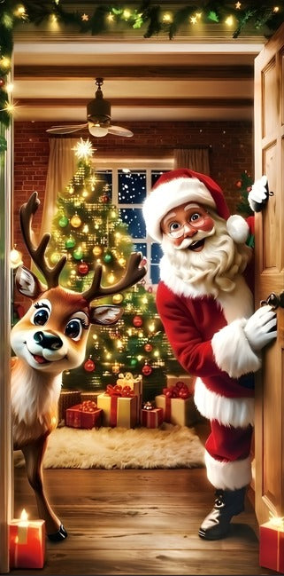 FUNDAS PARA PUERTAS NAVIDEÑAS